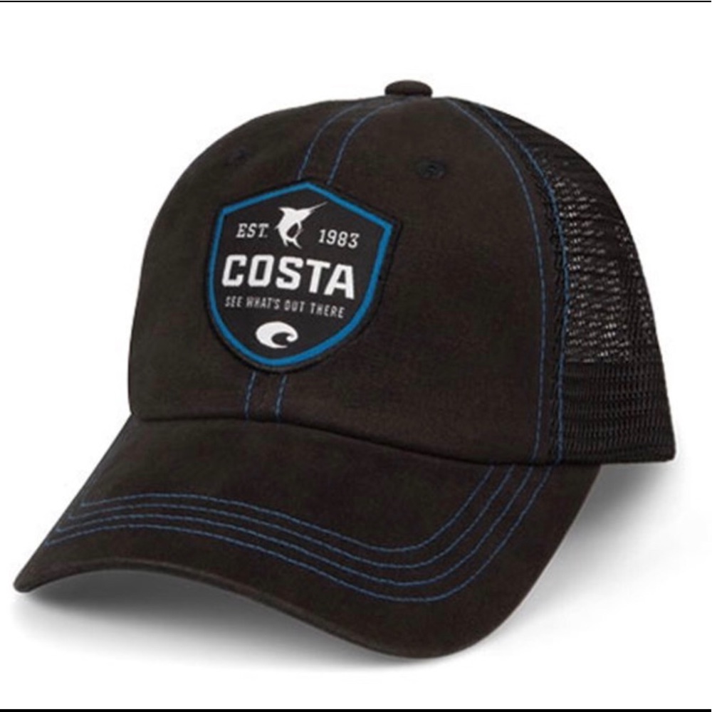 MAKE AN OFFER! 
Costa black shield trucker hat-NWT